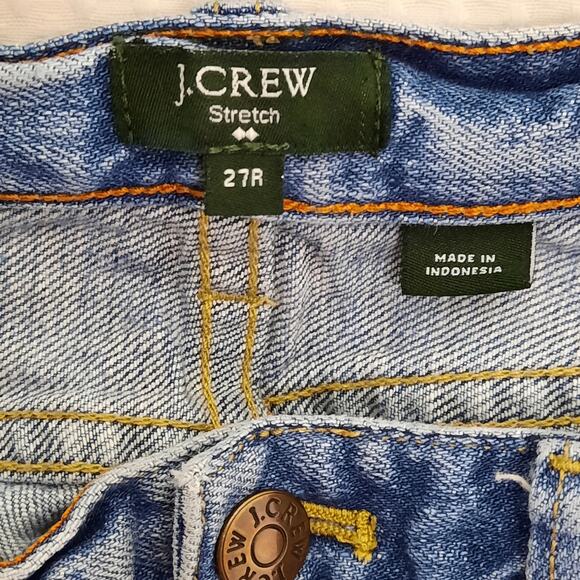 J.Crew Matchstick Jeans Women’s 27R Medium Wash Stretch Denim Straight Leg - Picture 5 of 7